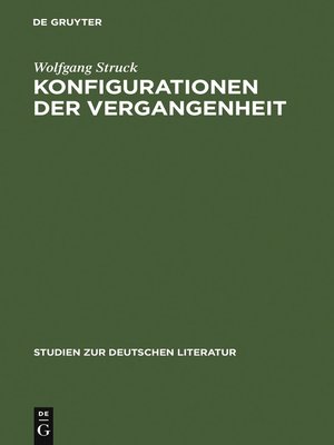 cover image of Konfigurationen der Vergangenheit